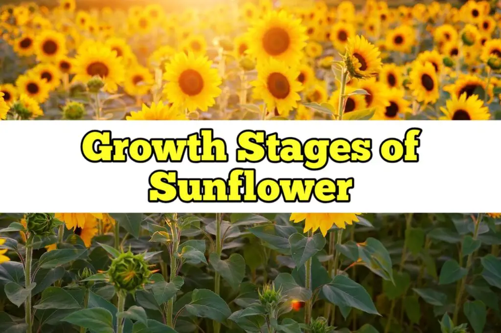 Growth Stages of Sunflower, Life Cycle